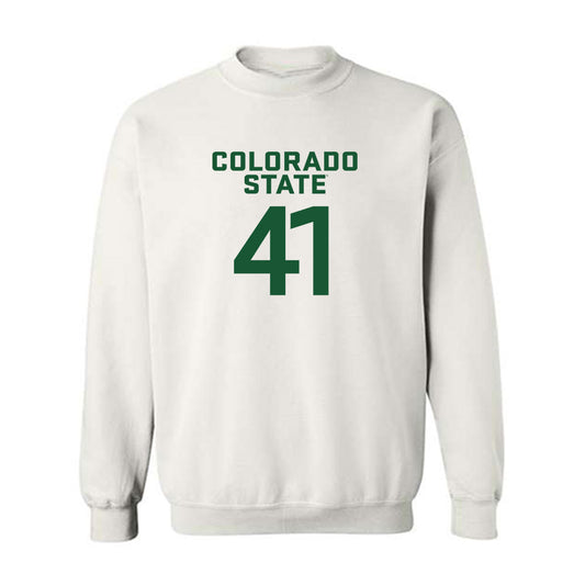 Colorado State - NCAA Men's Basketball : Docker Tedeschi - Crewneck Sweatshirt-0