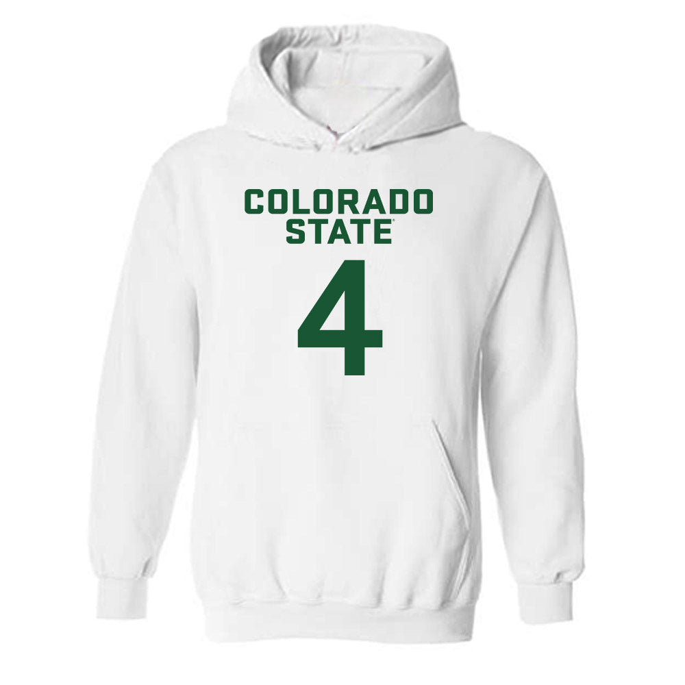 Colorado State - NCAA Women's Basketball : Allie Roden - Hooded Sweatshirt-0