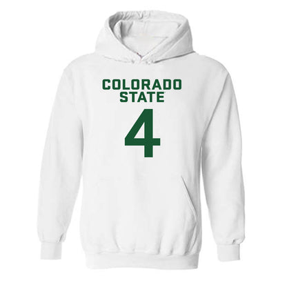 Colorado State - NCAA Women's Basketball : Allie Roden - Hooded Sweatshirt-0