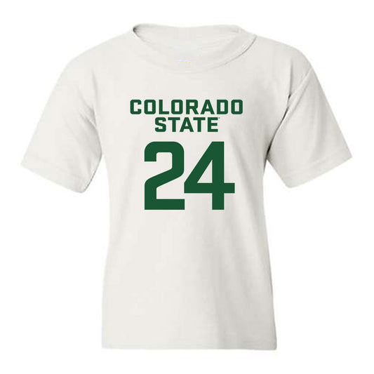 Colorado State - NCAA Women's Basketball : Olivia Pawlicki - Youth T-Shirt-0