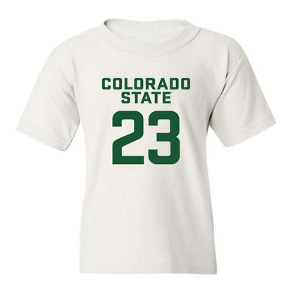 Colorado State - NCAA Men's Basketball : Nikola Djapa - Youth T-Shirt-0