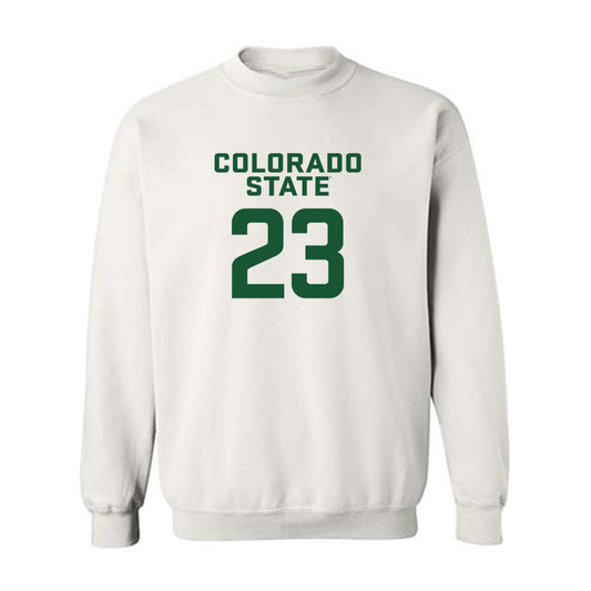 Colorado State - NCAA Women's Basketball : Caitlin Kramer - Crewneck Sweatshirt-0