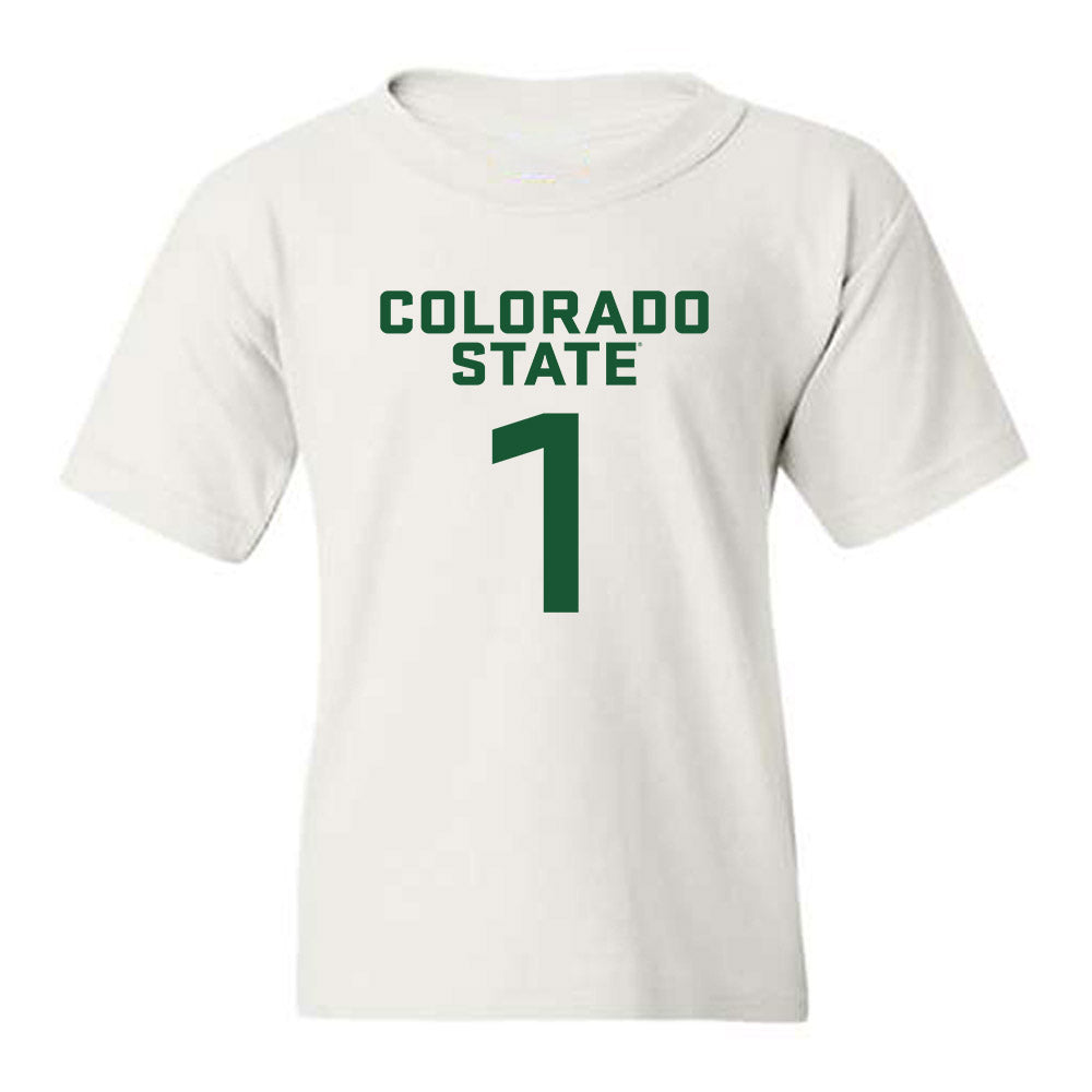 Colorado State - NCAA Women's Basketball : Kloe Froebe - Youth T-Shirt-0