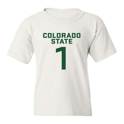Colorado State - NCAA Women's Basketball : Kloe Froebe - Youth T-Shirt-0