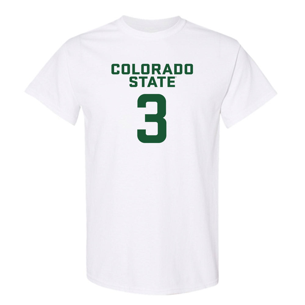 Colorado State - NCAA Women's Basketball : Lexus Bargesser - T-Shirt-0