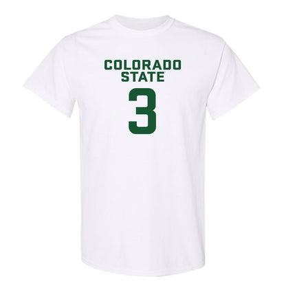 Colorado State - NCAA Women's Basketball : Lexus Bargesser - T-Shirt-0