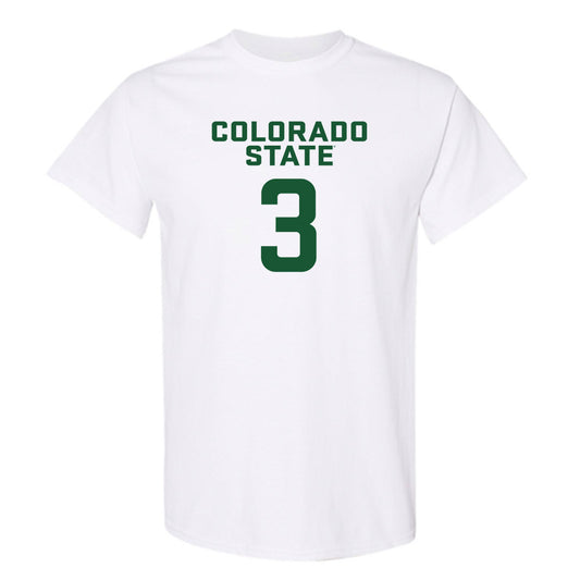 Colorado State - NCAA Women's Basketball : Lexus Bargesser - T-Shirt-0
