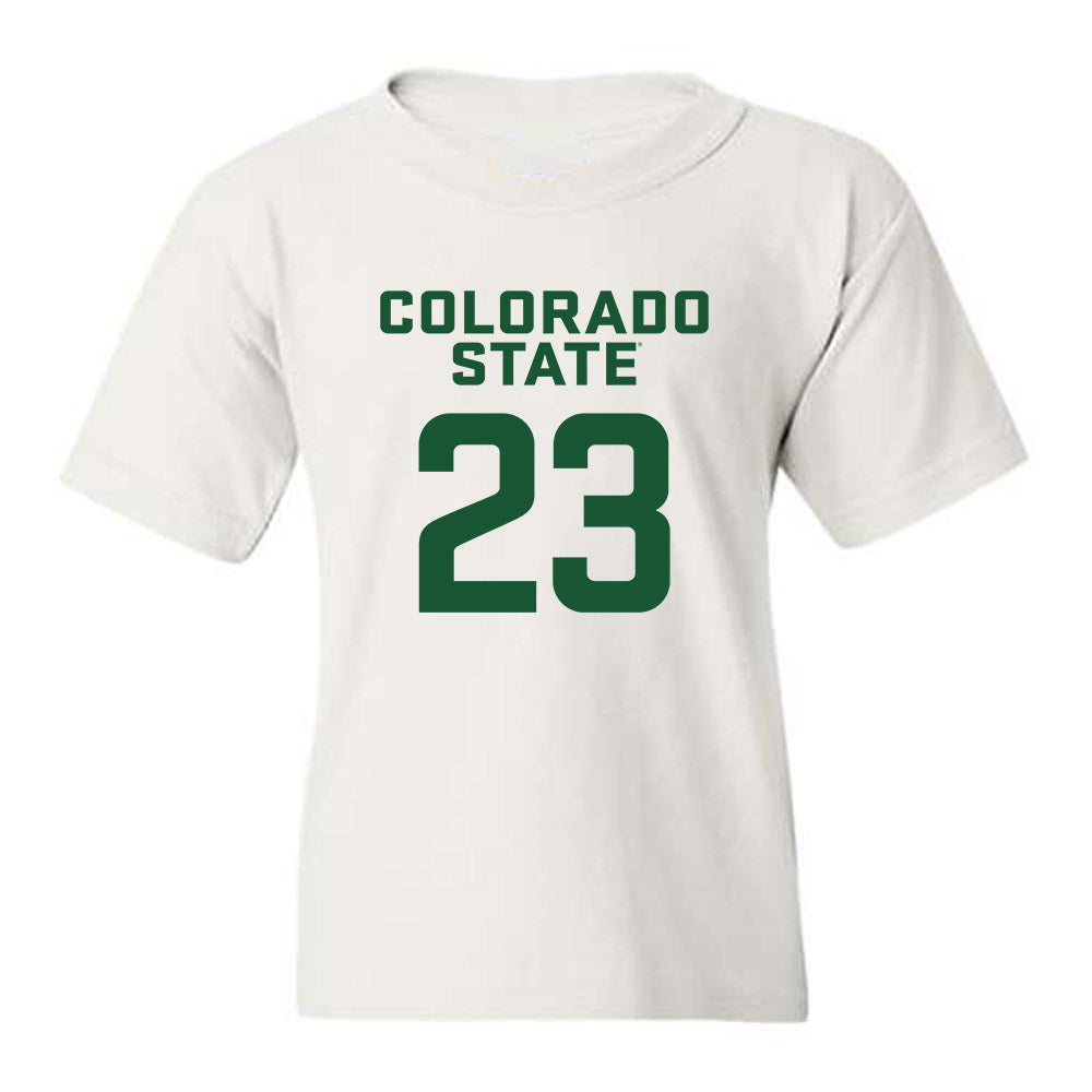 Colorado State - NCAA Women's Basketball : Caitlin Kramer - Youth T-Shirt-0