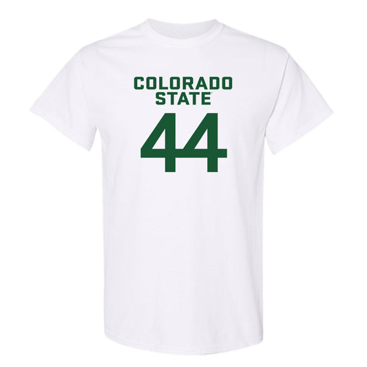 Colorado State - NCAA Men's Basketball : Jaden Steppe - T-Shirt-0