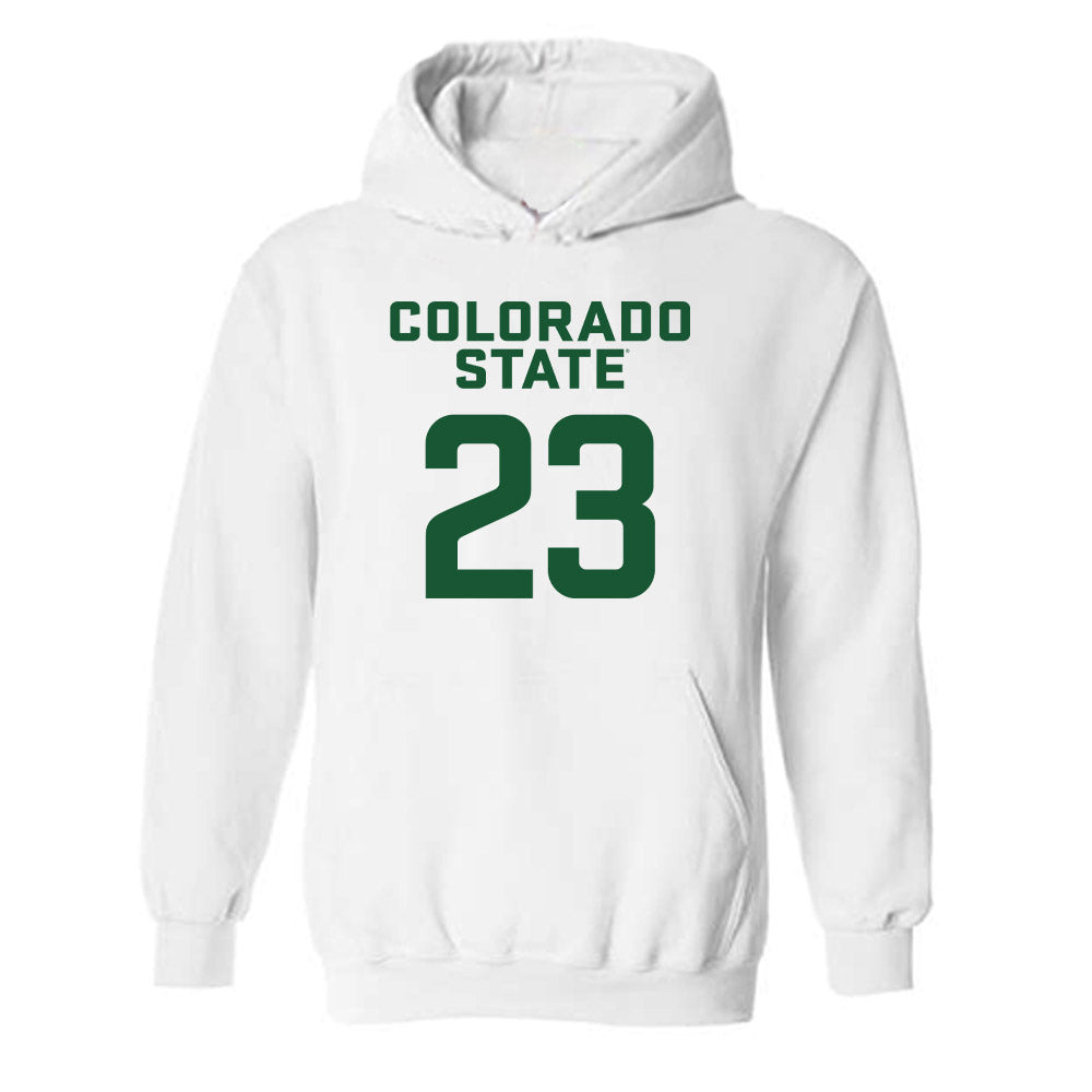 Colorado State - NCAA Women's Basketball : Caitlin Kramer - Hooded Sweatshirt-0