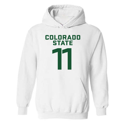 Colorado State - NCAA Men's Basketball : Augustinas Kiudulas - Hooded Sweatshirt-0