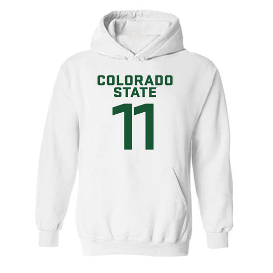 Colorado State - NCAA Men's Basketball : Augustinas Kiudulas - Hooded Sweatshirt-0