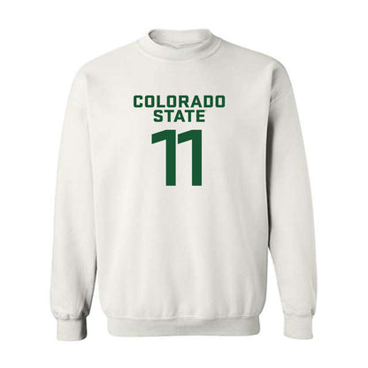Colorado State - NCAA Women's Basketball : Gianna Smith - Crewneck Sweatshirt-0