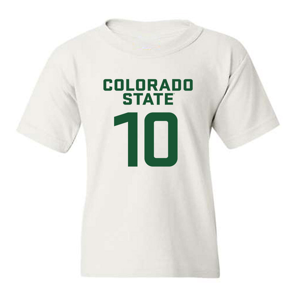 Colorado State - NCAA Women's Basketball : Breana Bowman - Youth T-Shirt-0