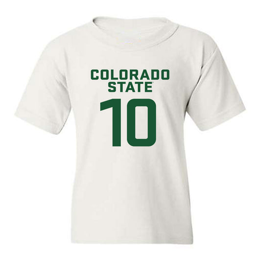 Colorado State - NCAA Women's Basketball : Breana Bowman - Youth T-Shirt-0