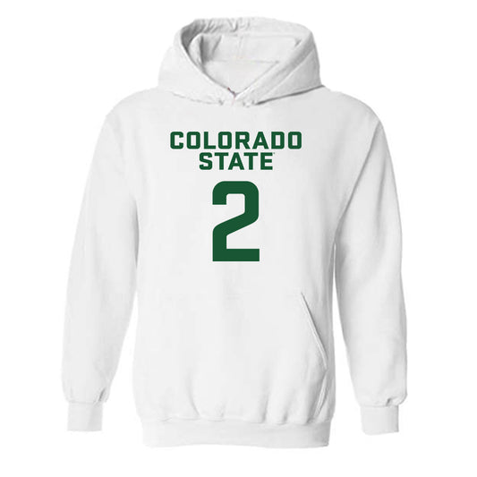 Colorado State - NCAA Women's Basketball : Madelyn Bragg - Hooded Sweatshirt-0