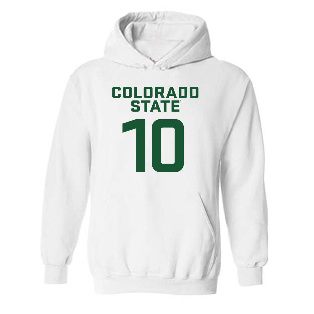 Colorado State - NCAA Women's Basketball : Breana Bowman - Hooded Sweatshirt-0