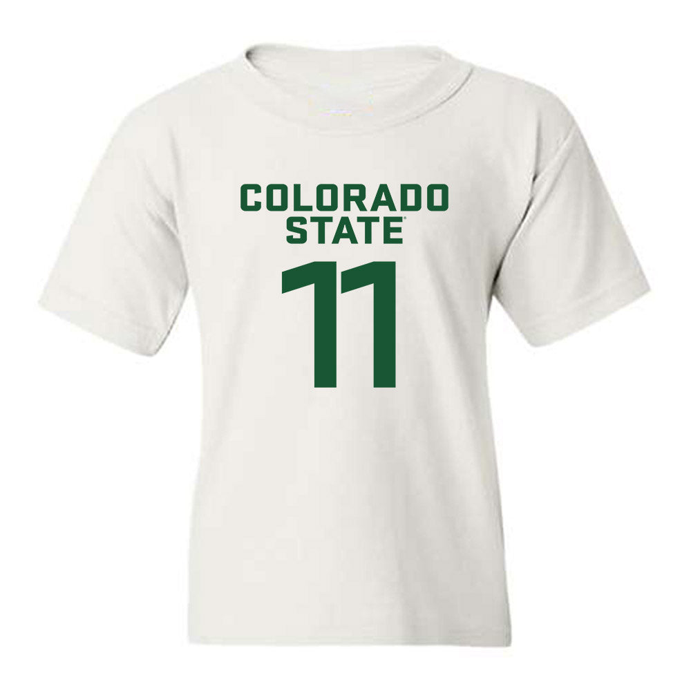 Colorado State - NCAA Men's Basketball : Augustinas Kiudulas - Youth T-Shirt-0