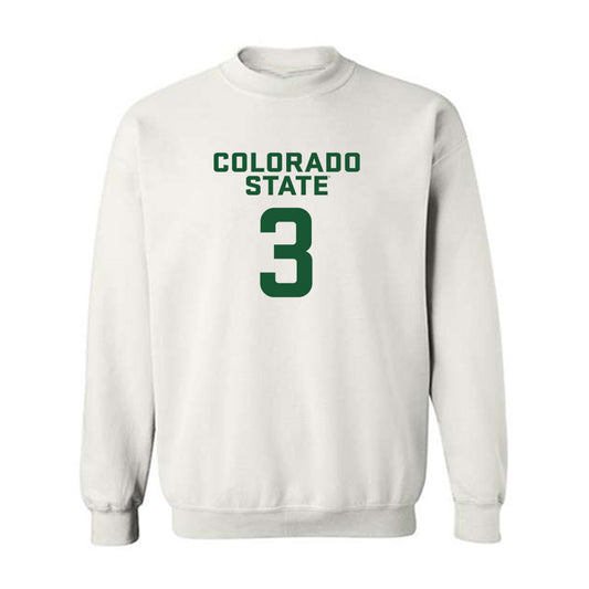 Colorado State - NCAA Men's Basketball : Darnez Slater - Crewneck Sweatshirt-0