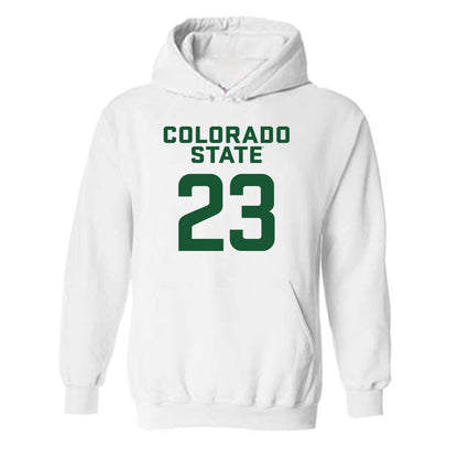 Colorado State - NCAA Men's Basketball : Nikola Djapa - Hooded Sweatshirt-0