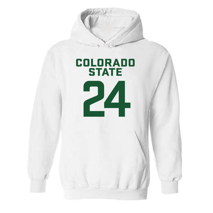 Colorado State - NCAA Women's Basketball : Olivia Pawlicki - Hooded Sweatshirt-0