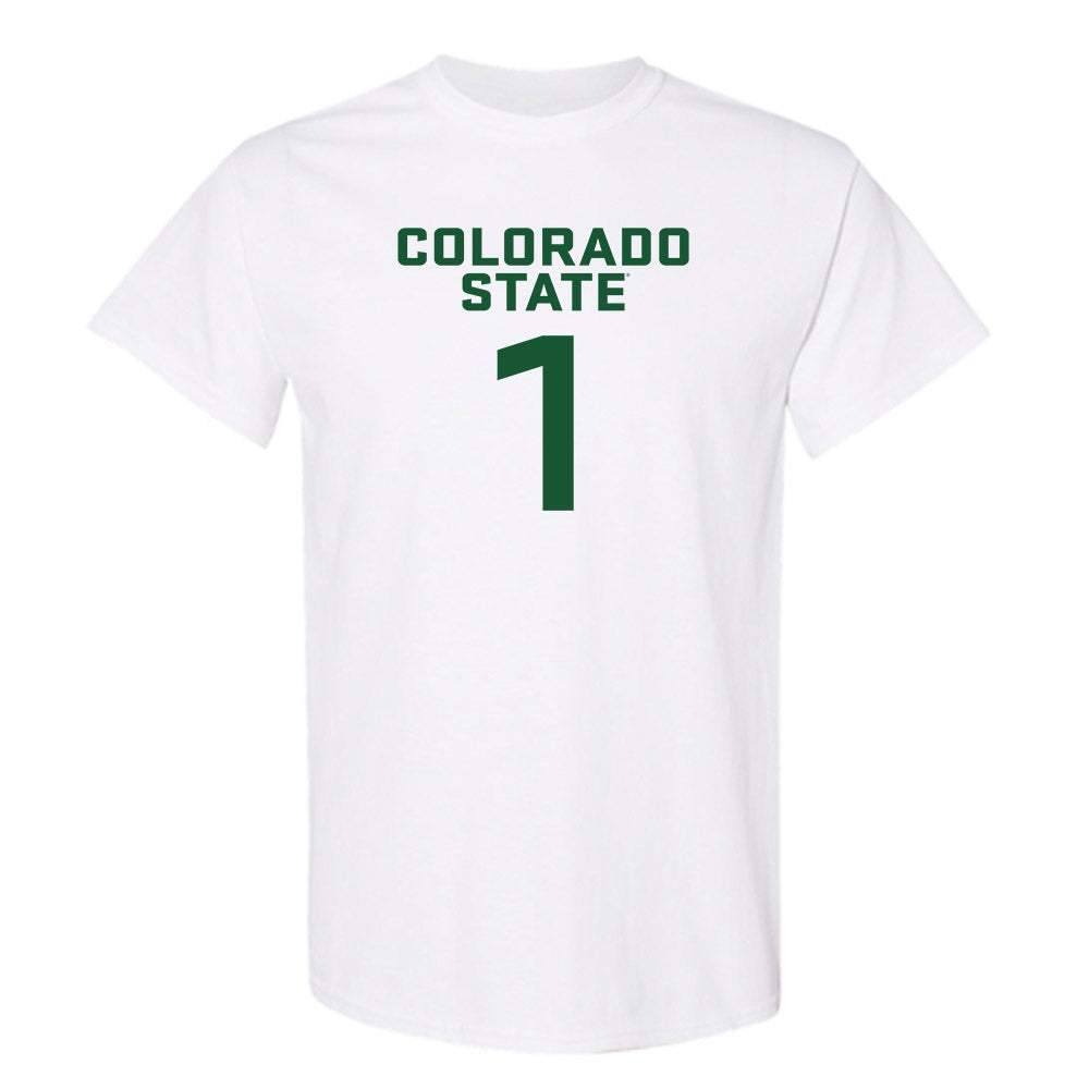 Colorado State - NCAA Women's Basketball : Kloe Froebe - T-Shirt-0