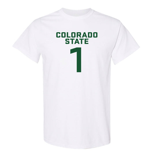 Colorado State - NCAA Women's Basketball : Kloe Froebe - T-Shirt-0