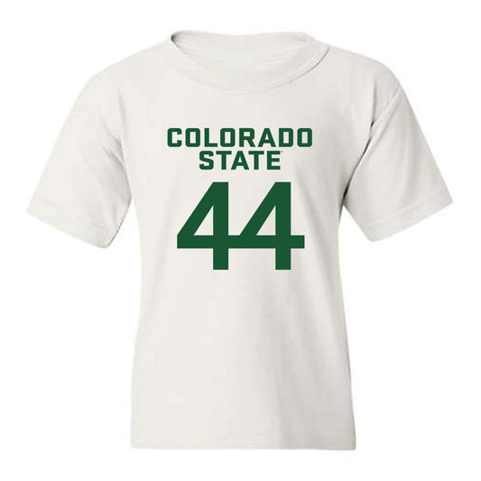 Colorado State - NCAA Men's Basketball : Jaden Steppe - Youth T-Shirt-0