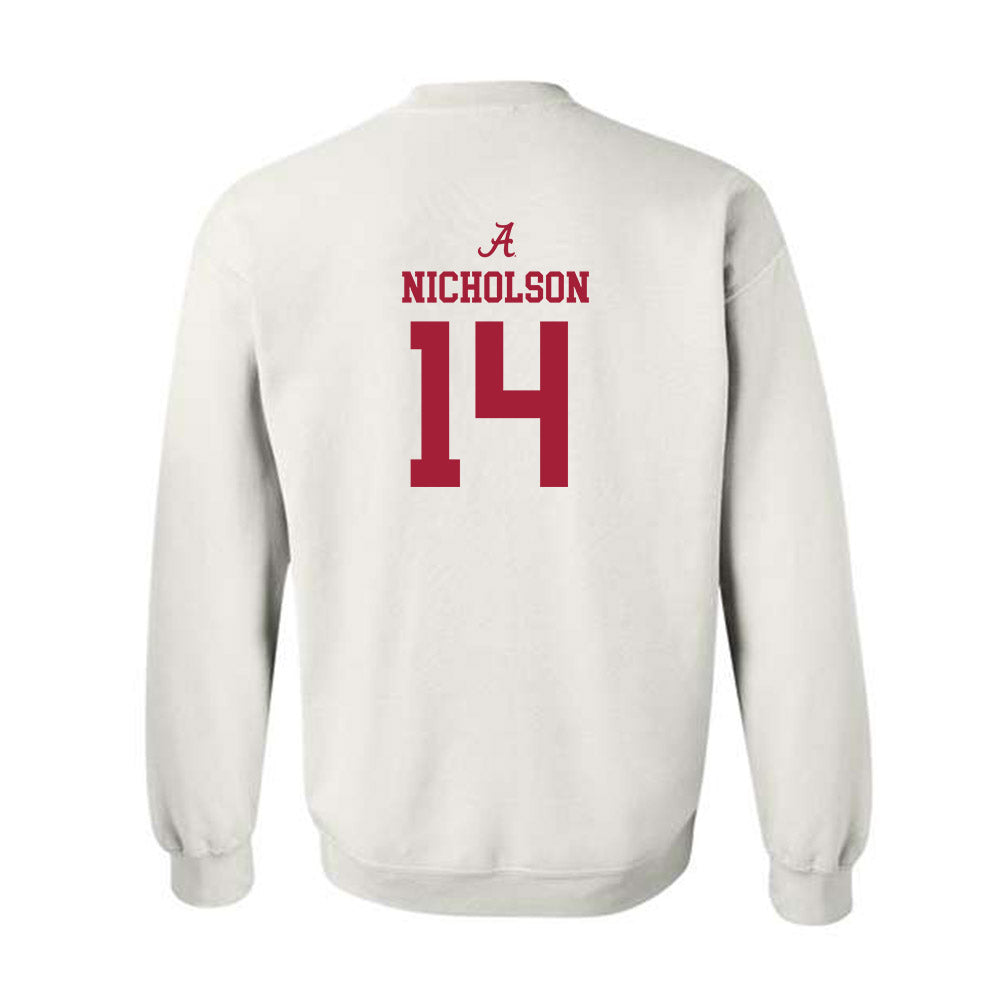 Alabama - NCAA Football : Graham Nicholson - Classic Shersey Crewneck Sweatshirt