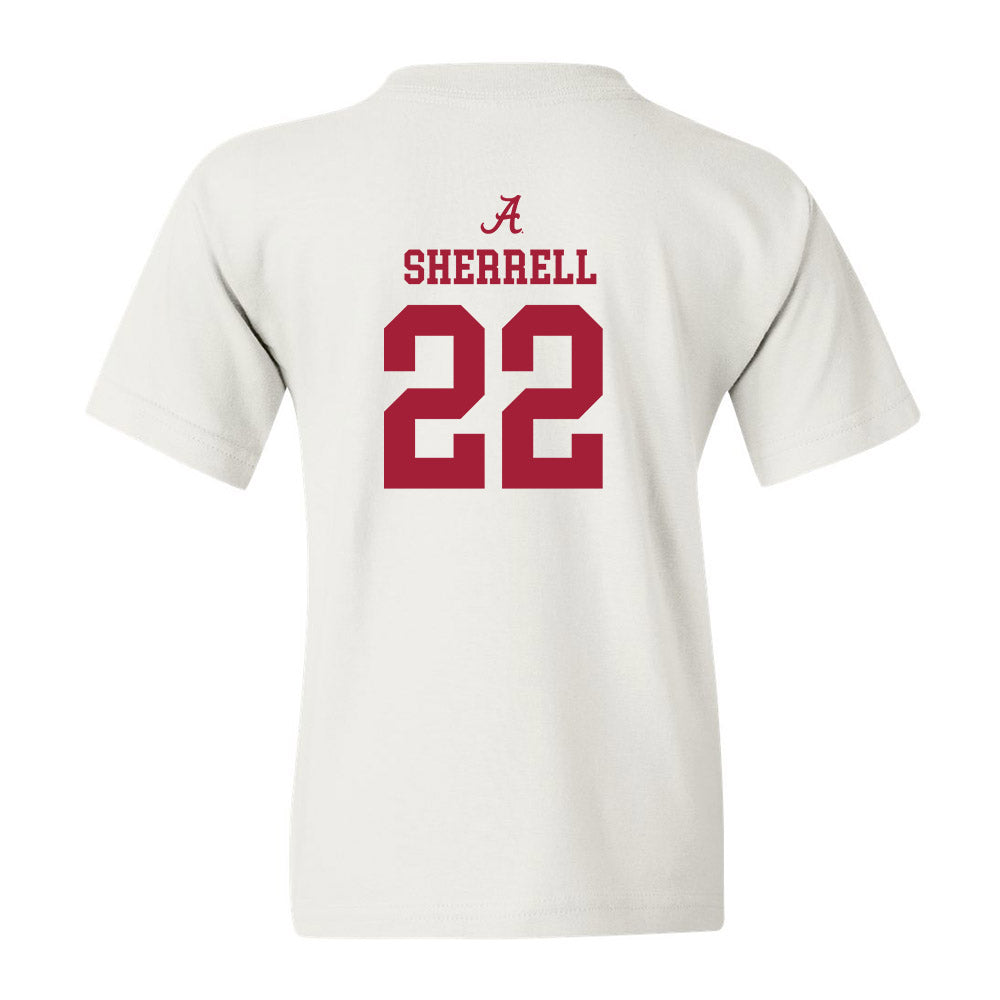 Alabama - NCAA Men's Basketball : Aiden Sherrell - Youth T-Shirt