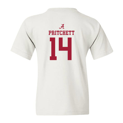 Alabama - NCAA Football : Marshall Pritchett - Classic Shersey Youth T-Shirt-1