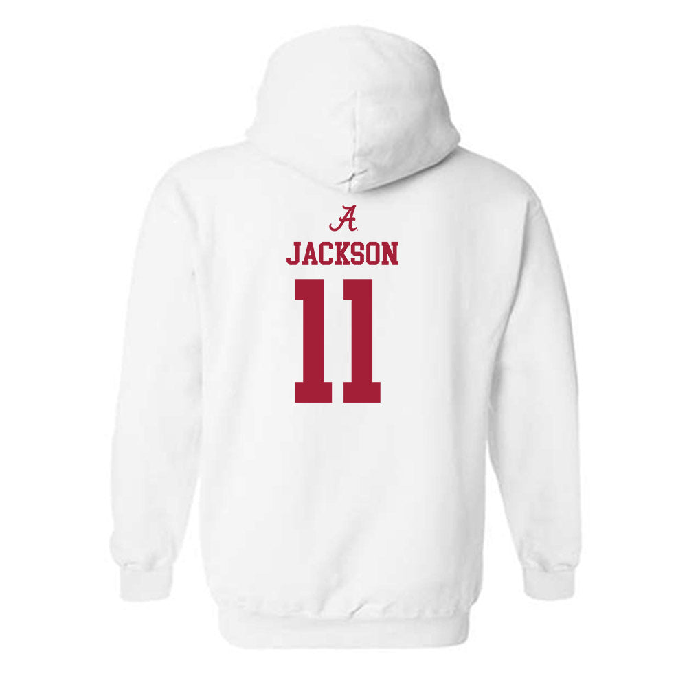 Alabama - NCAA Football : Ian Jackson - Classic Shersey Hooded Sweatshirt-1