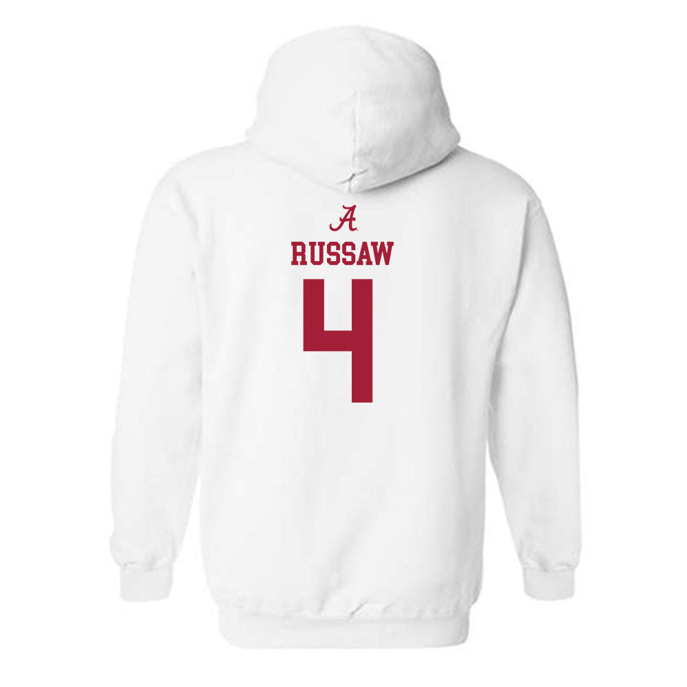 Alabama - NCAA Football : Qua Russaw - Classic Shersey Hooded Sweatshirt