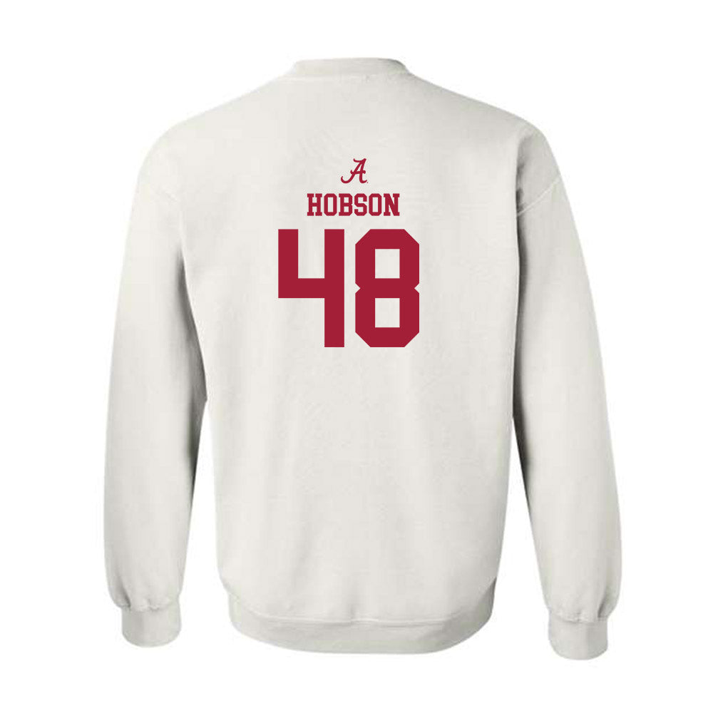 Alabama - NCAA Football : Jayden Hobson - Classic Shersey Crewneck Sweatshirt-1