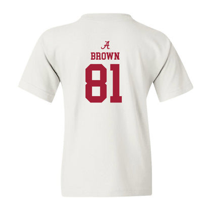 Alabama - Football Alumni : Keith Brown - Classic Shersey Youth T-Shirt