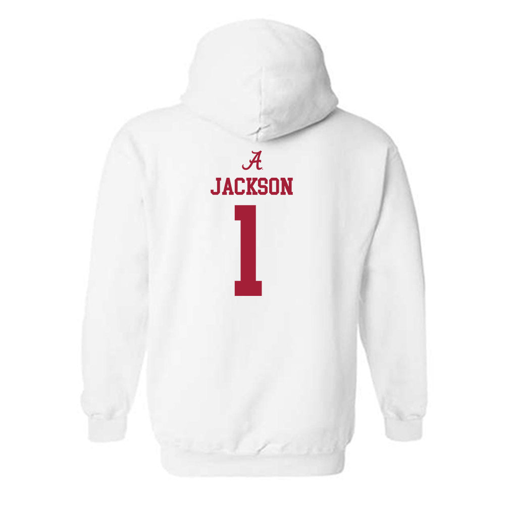 Alabama - NCAA Football : Domani Jackson - Classic Shersey Hooded Sweatshirt