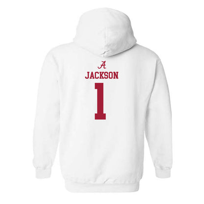 Alabama - NCAA Football : Domani Jackson - Classic Shersey Hooded Sweatshirt