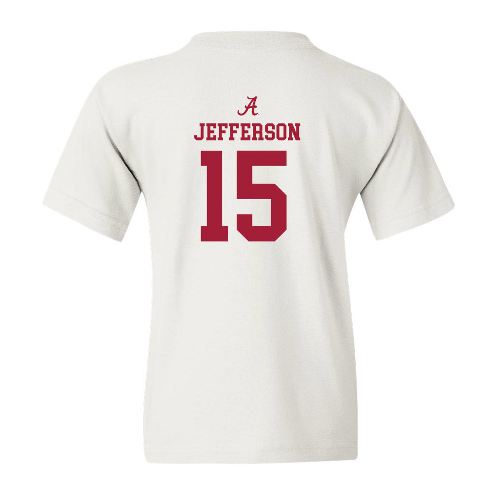 Alabama - NCAA Football : Justin Jefferson - Classic Shersey Youth T-Shirt