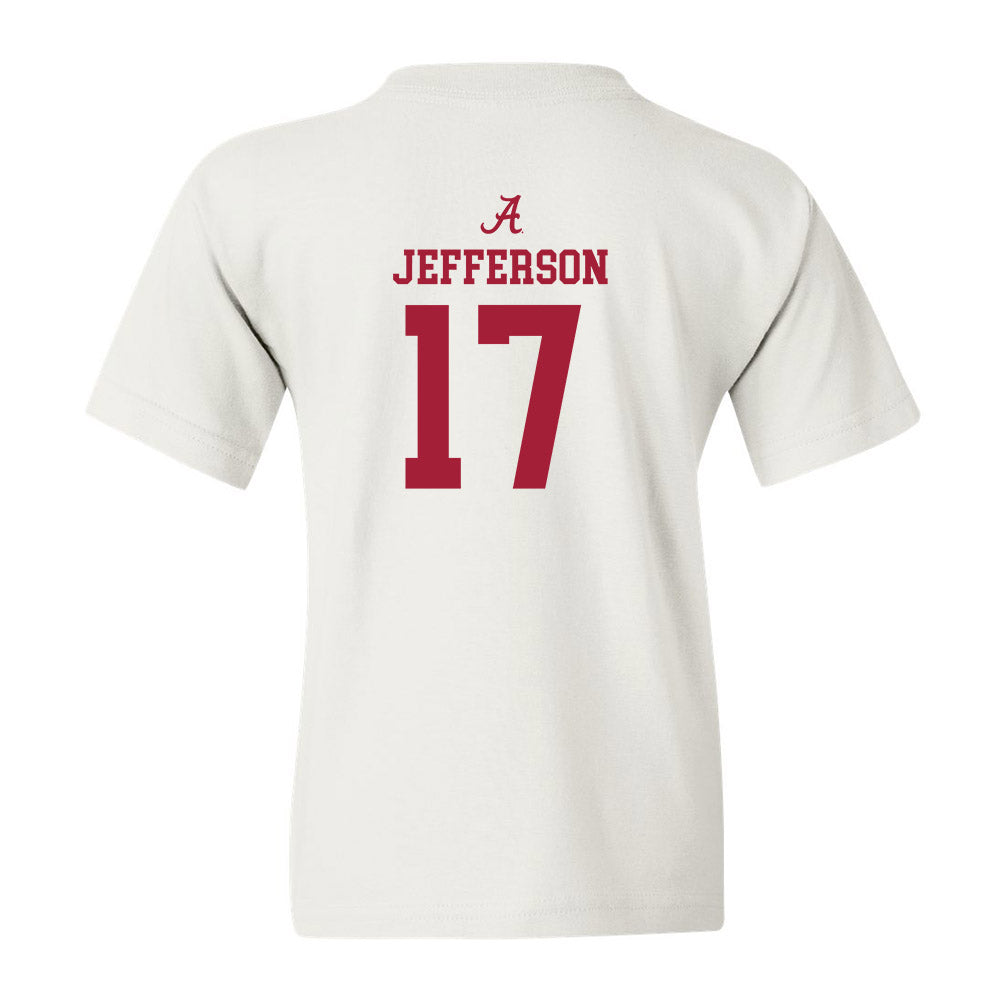 Alabama - NCAA Football : Amari Jefferson - Classic Shersey Youth T-Shirt