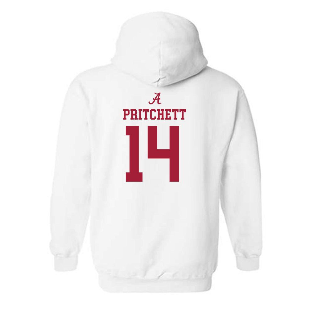Alabama - NCAA Football : Marshall Pritchett - Classic Shersey Hooded Sweatshirt-1