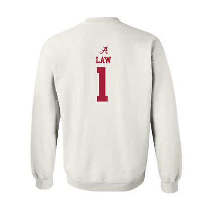 Alabama - NCAA Football : Kendrick Law - Classic Shersey Crewneck Sweatshirt