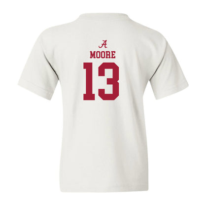 Alabama - NCAA Football : Malachi Moore - Classic Shersey Youth T-Shirt