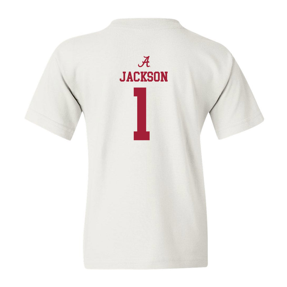 Alabama - NCAA Football : Domani Jackson - Classic Shersey Youth T-Shirt