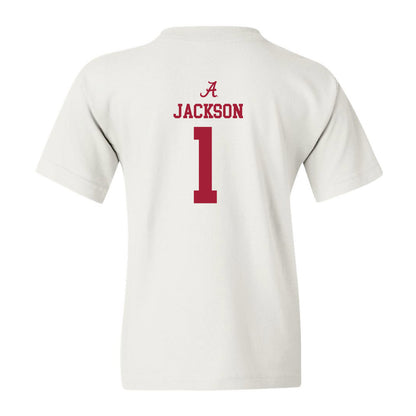 Alabama - NCAA Football : Domani Jackson - Classic Shersey Youth T-Shirt