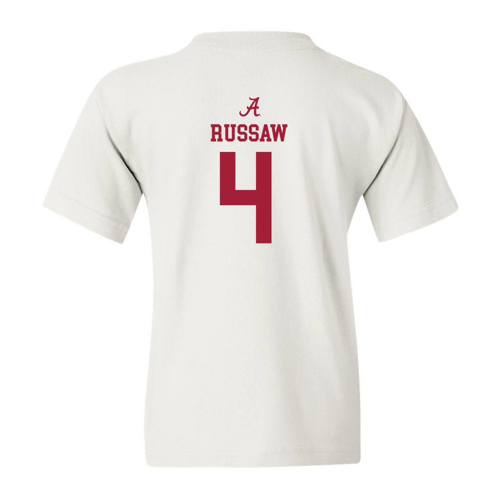 Alabama - NCAA Football : Qua Russaw - Classic Shersey Youth T-Shirt