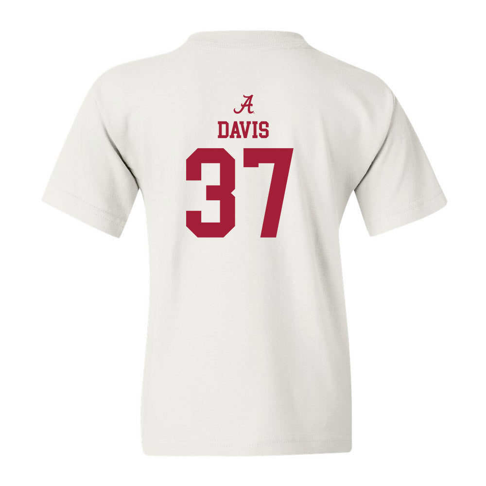 Alabama - NCAA Football : Cole Davis - Classic Shersey Youth T-Shirt