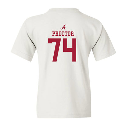 Alabama - NCAA Football : Kadyn Proctor - Classic Shersey Youth T-Shirt