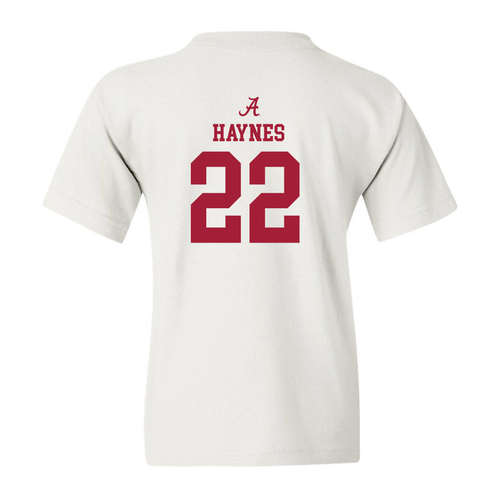 Alabama - NCAA Football : Justice Haynes - Classic Shersey Youth T-Shirt