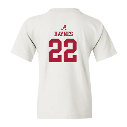 Alabama - NCAA Football : Justice Haynes - Classic Shersey Youth T-Shirt