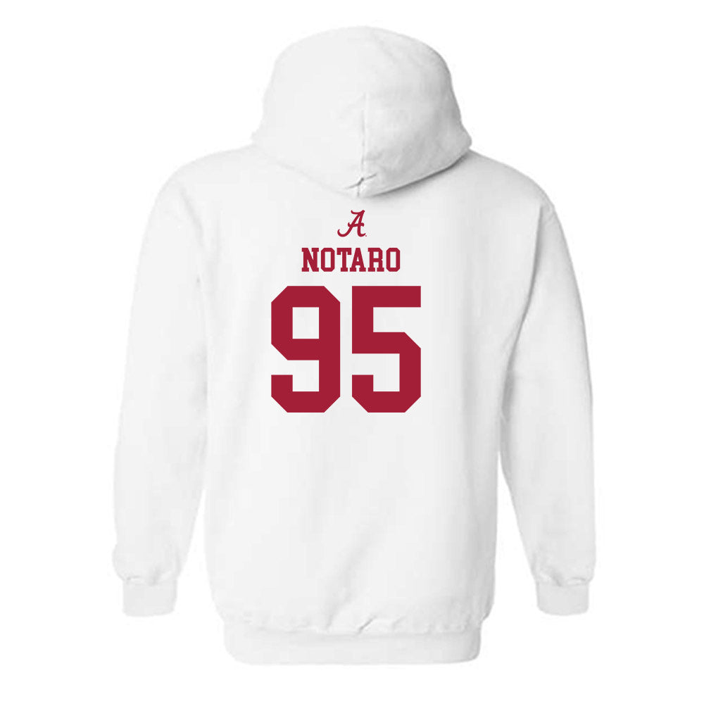 Alabama - NCAA Football : Peter Notaro - Classic Shersey Hooded Sweatshirt-1